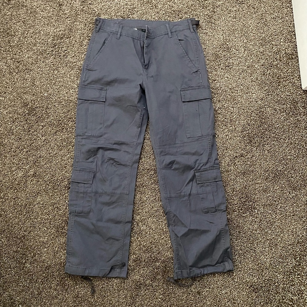 Grey cargo pants
